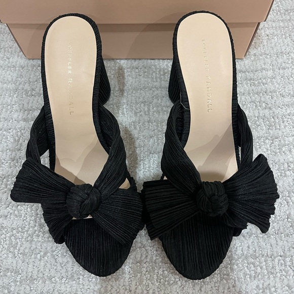 Loeffler Randall Black Penny Heel - Picture 2 of 5